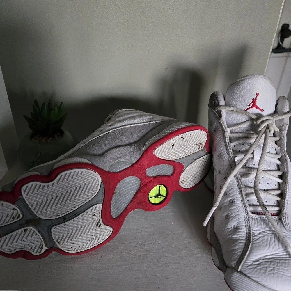 Air Jordan 13 Retro Sz 5Y Red/White